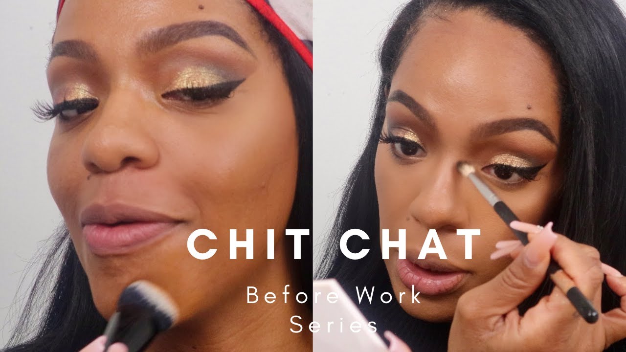 GRWM| B$ WORK CHIT CHAT SERIES - YouTube