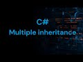 Multiple inheritance using interfaces in C# | C# object-oriented programming | C# oops