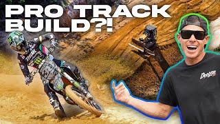 Building A Track For PRO MOTOCROSS RIDERS!! Mic'd Up With Huck