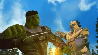 Thanos vs Professor Hulk, What If Hulk Didnt Snapped in Endgame and Fight Thanos