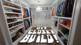 Building Mrs CityBilly's MASSIVE Walk In Closet!
