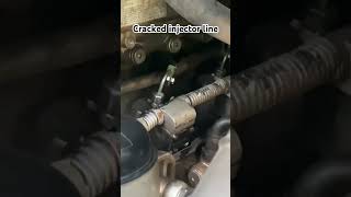 Semi Fuel Leak Broken