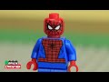 Spider-man vs Venom Random Machine in Spider-verse   Lego Stop Motion