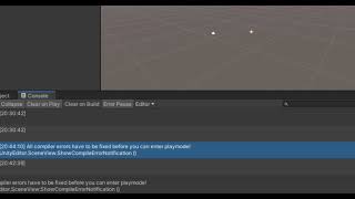 unity solved error - all compiler error s have tobe fixed before you can enter playmode