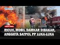 Mobil Damkar Dibakar, 3 Personel Satpol PP Luka-luka saat Penertiban Bangunan Gudang di Sampali