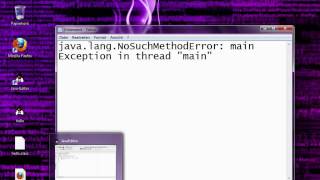 java.lang.NoSuchMethodError: main