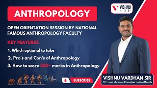 Anthropology open orientation session by National Faculty Vishnu Vardhan sir