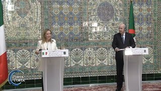 Con l'accordo Algeria nel 2024 Italia indipendente dal gas russo - Porta a porta 24/01/2023