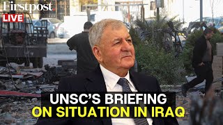 UNSC LIVE: UN Security Council Holds a Briefing on the Situation Concerning Iraq