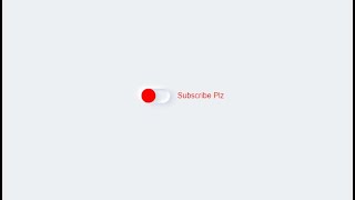 Neumorphic Design Toggle Switch using CSS | HTML