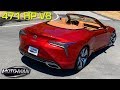 The 471 HP 2021 Lexus LC500 Convertible TECH REVIEW