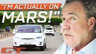 Clarkson Is Astonished By The Self-Driving Tesla Model X | The Grand Tour