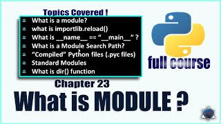 Module in Python || python full course || chapter 23