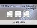 Linked Lists in Java 06. Removing from a LinkedList