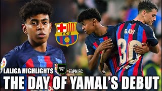 The Day 15 Year Old Lamine Yamal Made His Barcelona Debut