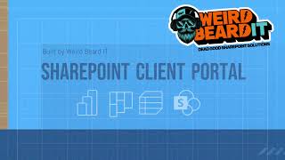 Client Portal Microsoft SharePoint demo by Weird Beard IT