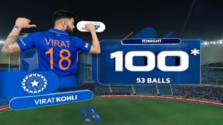 Kohli Batting Today Match | Virat 100 Today | Kohl 100 vs Afghanistan | Virat Kohli 100 Today