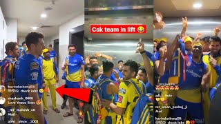Ms dhoni & CSK team Celebrations after winning match And Qualify to IPL final 2023