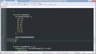 Click Handling 2 - Minesweeper JavaScript & Canvas Game Development Tutorial 6