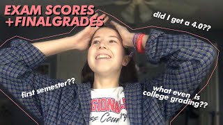 😨 exam scores + final grades + my first semester at college reflection! 😨