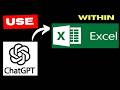 Use ChatGPT Inside Microsoft Excel (Step-by-Step Guide)
