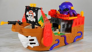 New Adventure Force Color Changing Pirate Ship With Color Changing Octopus & Car