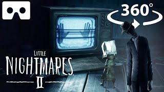 Will you escape Slender Man (THE THIN MAN) in VR?? 360° Little Nightmares 2