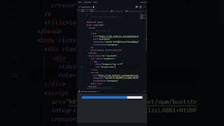 Progress bar using Bootstrap 5 #shorts #coding #html