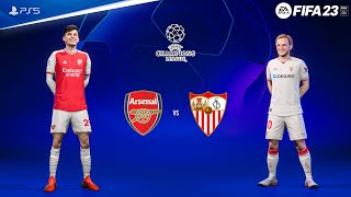 FIFA 23 - Arsenal vs Sevilla - UEFA Champions League 23/24 | PS5™ Gameplay [4K60]