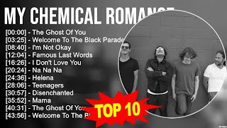 My Chemical Romance 2023 MIX ~ Top 10 Best Songs ~ Greatest Hits ~ Full Album