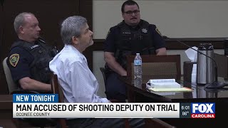 Trial underway for man accused of shooting Oconee County deputy in 2023