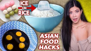 I tried WEIRD Asian Food Hack TikToks 🍙