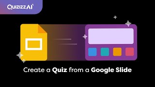 Make a quiz from a Google Slide with Quizizz AI. What. 👀