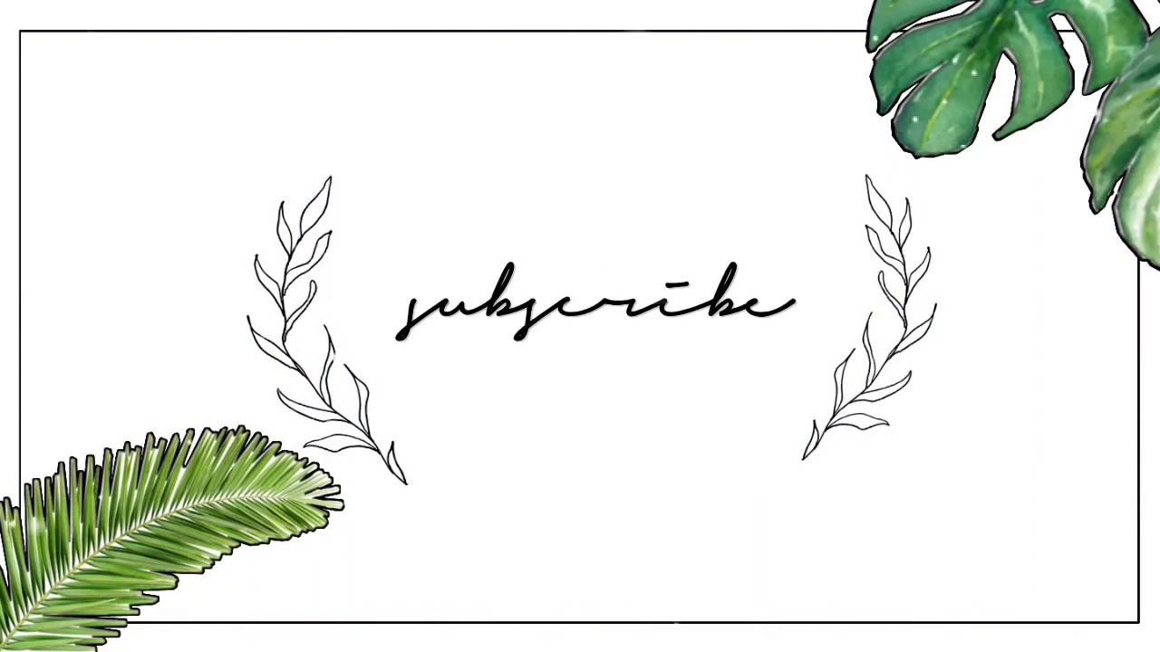 рџњї Minimalist Intro Template рџњї Youtube