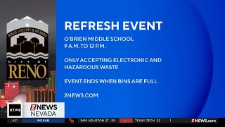 Hazardous waste drop-off event by the City of Reno on Saturday