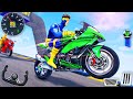 Mega Ramp Bike Racing Simulator 3D - Extreme Motocross Dirt Bike Stunt Racer - Android GamePlay #4