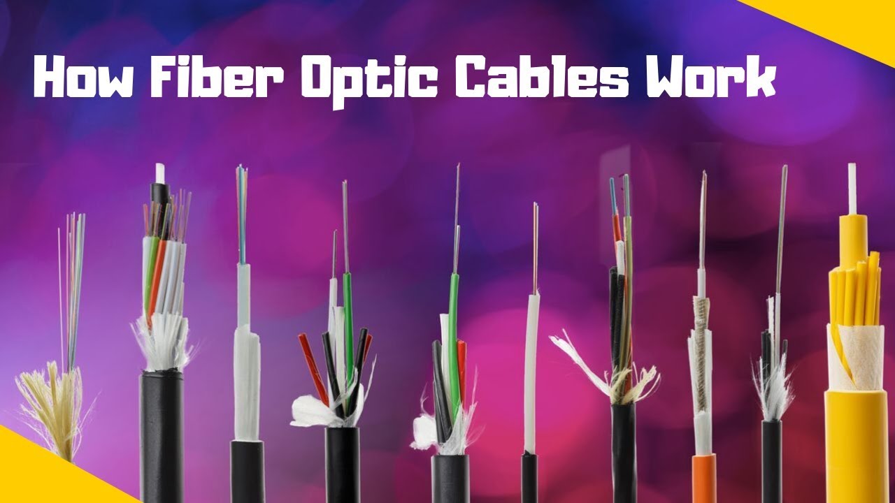 How Do Fiber Optic Cables Work Youtube