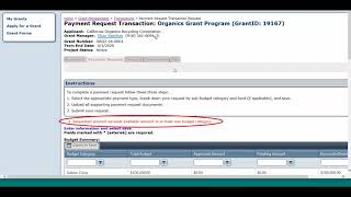 GMS Submit a Payment Request Tutorial