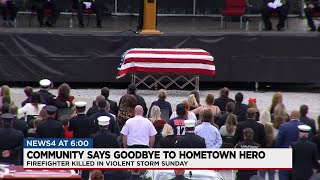 Community Says Goodbye To Hometown Hero