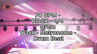 Rock Drum Loop 70 BPM - 4/4 – Perfect for Practice and Creation!