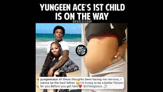 Yungeen Ace's first child 🔥 #music #shorts