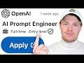 How to Become an OpenAI Prompt Engineer For Beginners