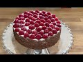 Himbeertorte  - glutenfrei - wenig Zucker - mit Yoghurt und: lecker!!!   Untertitel