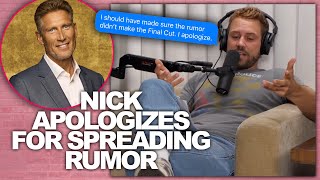 Bachelor Podcaster Nick Viall Apologizes ON AIR For Damaging Rumor Spread By His Producer