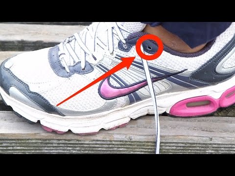 What are the 2 holes in sneakers for?