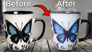 This STUNNING Mug, Changes Colors With Warm Drinks!