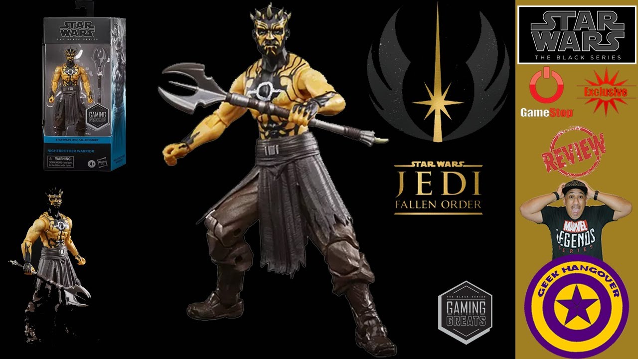 Star Wars Black Series Gaming Greats NightBrother Warrior Unboxing ...