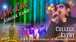 Abhishek Kumar | Indian Idol | Live Performance | 2017 | College Event