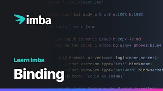 Binding | Learn Imba tutorial