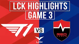 T1 vs NS Highlights Game 3 | LCK 2024 Spring | T1 vs Nongshim RedForce